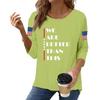 Women's Casual Fashionable Sexy Comfortable Neck Three-Quarter Sleeve Top