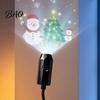 Indoor Holiday Light USB Projector for Christmas, Flexible Gooseneck Night Lamp with 6/10/15/20 Christmas Decorative Lights Projection Films,