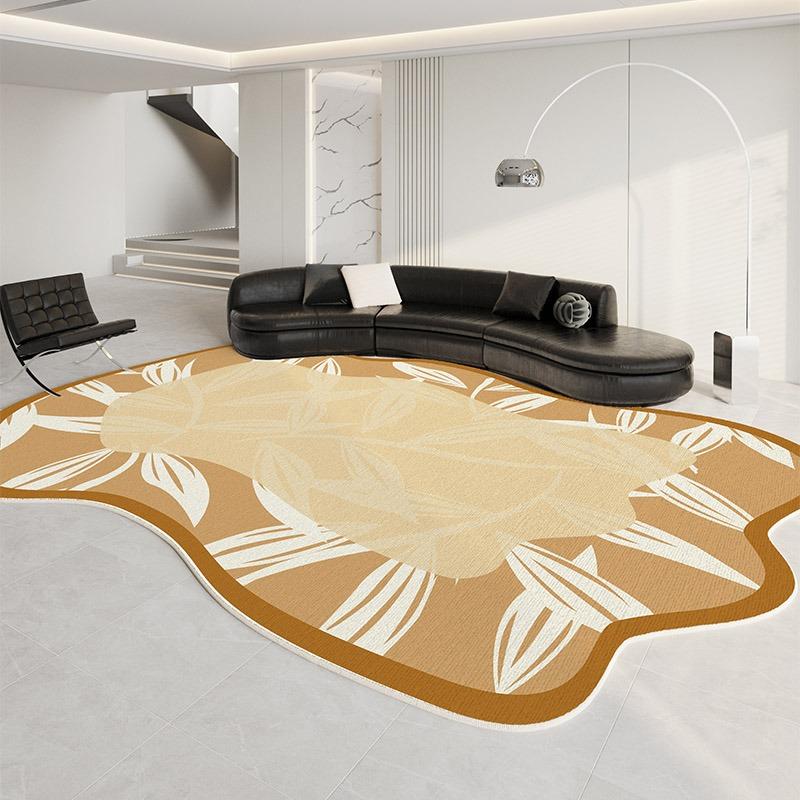 Ковер для гостиной, диван, журнальный столик, напольный коврик, украшение для дома, нестандартные ковры большой площади, французский минималистский стиль, цветочный