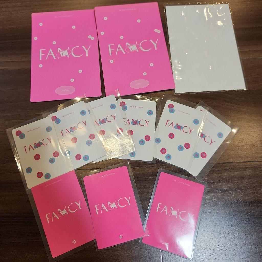 [USED] TWICE FANCY Album Trading Card Korean Idol