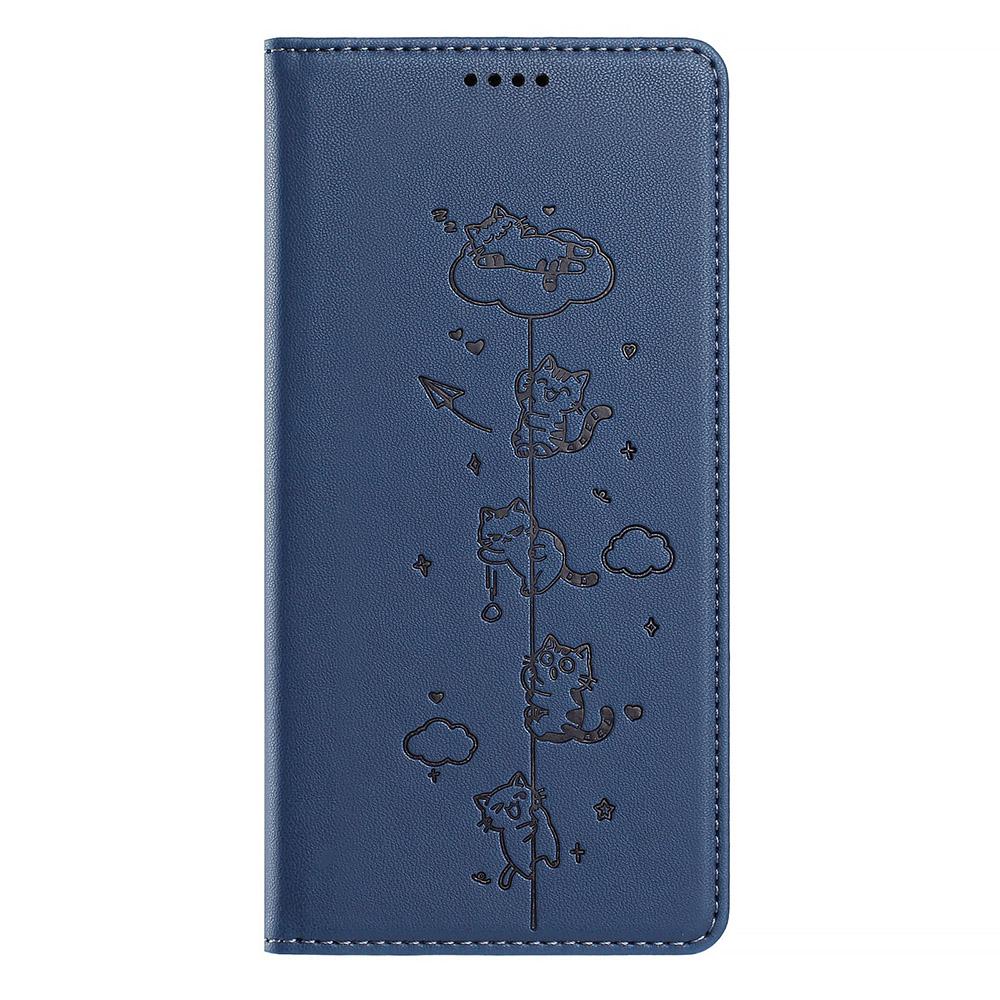 Милый кожаный чехол-книжка с котиком для Doogee Note 56X 56 58 59 N60 Pro N55 Plus, с карманом для карт, RFID-защитой, чехол для телефона