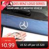 Car Sticker 2025 For Benz 9cm ABS Car Rear Decal Trunk Emblem Sticker For Mercedes Benz S320 W164 W203 W204 W168 C180 E320 A200 