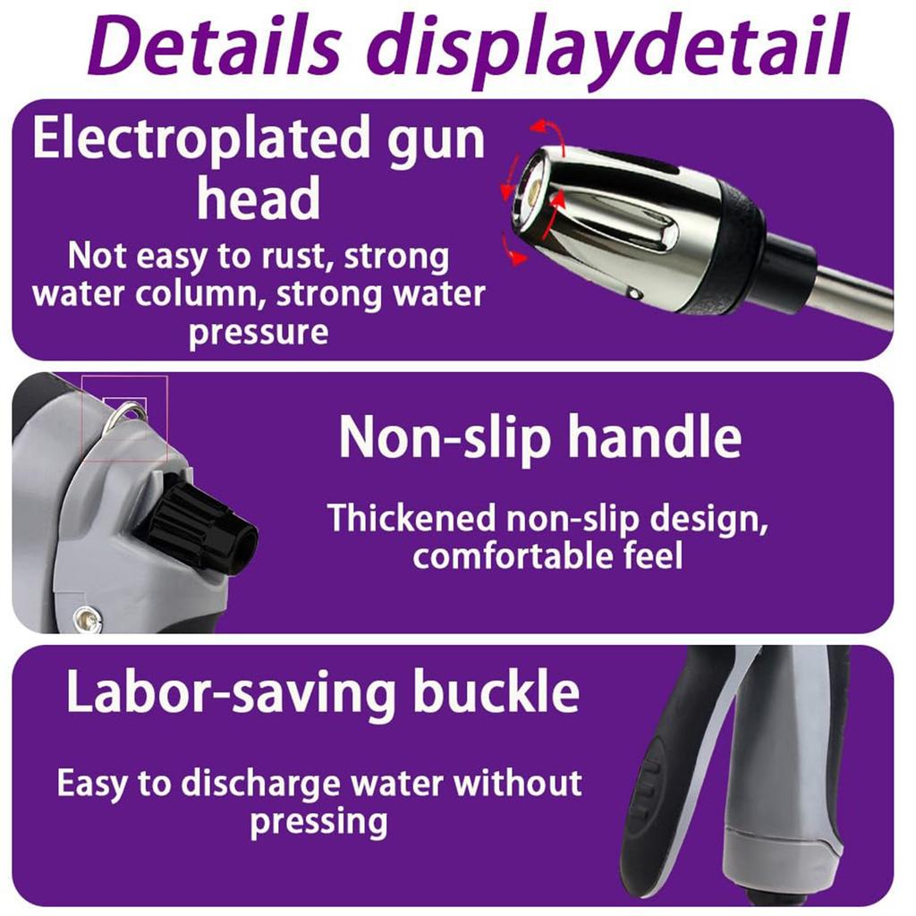 Мойка высокого давления, вода высокого давления, множественные эффекты распыления, с металлическим фитингом