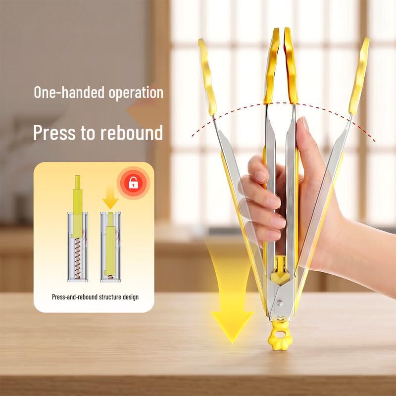 Magic Kitchen Silicone Food Tongs
