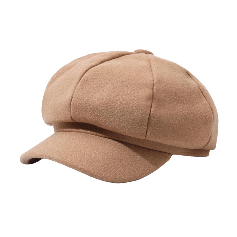 Cotton Beret Hat Windproof Painter Caps Casual Octagonal Newsboy Cap Autumn Winter