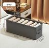 Fabric Drawer Organizer for Underwear Socks Bra Stackable Divided Storage Box with Handle Closet Wardrobe Space Saving