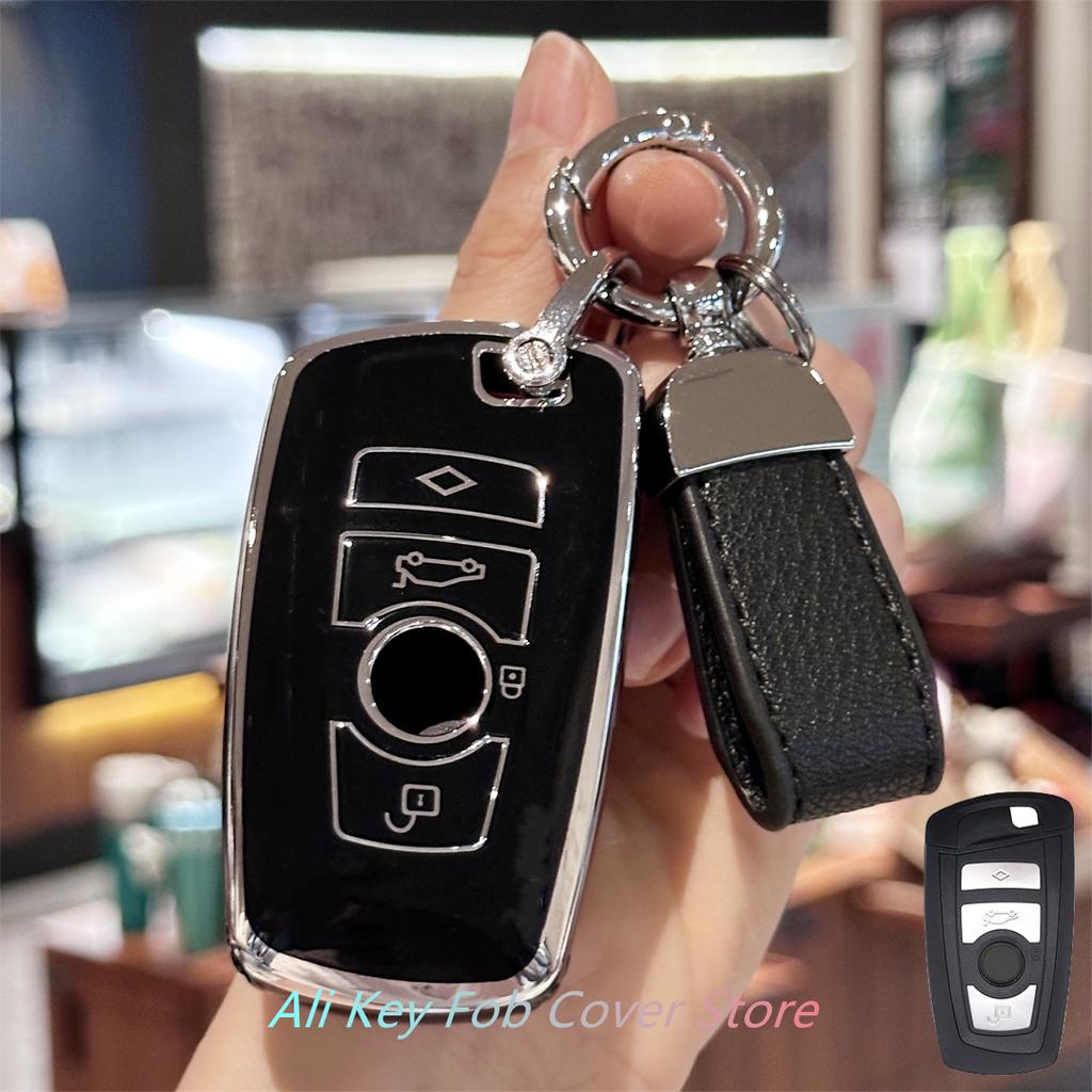 Key Fob Cover Case, Car Keychains, TPU Shell Cover Compatible for BMW 1 3 4 5 6 7 Series X3 X4 M5 M6 GT3 GT5