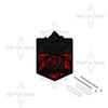 Metal Mountain Cross-country 4X4 Grille Badge Pattern Stickers Car Trunk Body Emblem Decal For Jeep Wrangler Chevrolet Toyota FJ ALW1