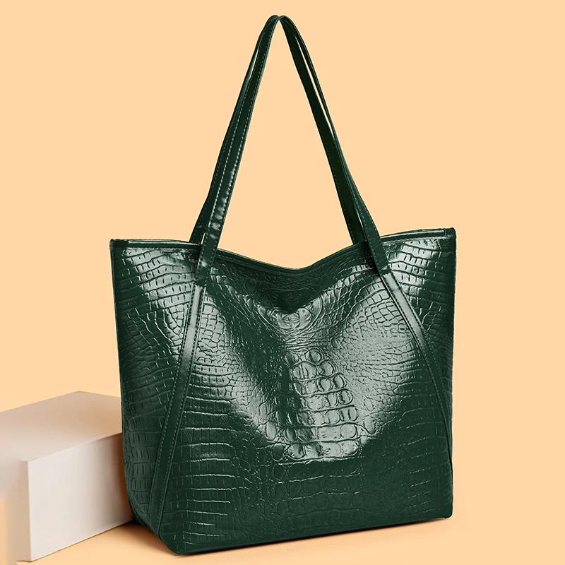 Large Capacity PU Leather Shoulder Bag for Women  Wild Women's Bags  High Quality  New