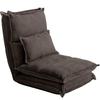 Air Rhizome Seat Stylish Reclining 14 Level Floor Extendable Reclining Brown Chair, Chair, Chair, 3-Way Chair,
