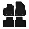 Tapis De Sol - Renault - Arkana - Velours Noir - 4 Pièces - Ajustement Précis