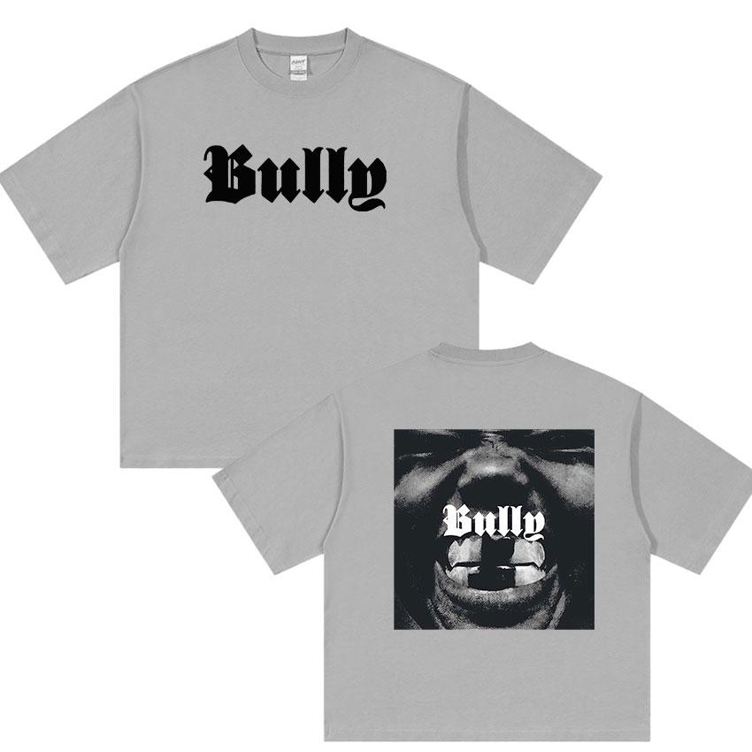 2026 New Album Bully Kanye West Graphic T Shirt Unisexs Rap Gothic Fashion Oversized Cotton Tshirt Retro Hiphop Clothing Tshirts