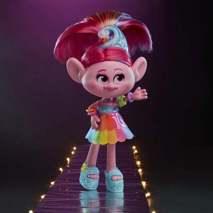 Статуэтка — HASBRO — Trolls 2 World Tour — Кукла Делюкс Поппи — смешанная — от 4 лет и старше