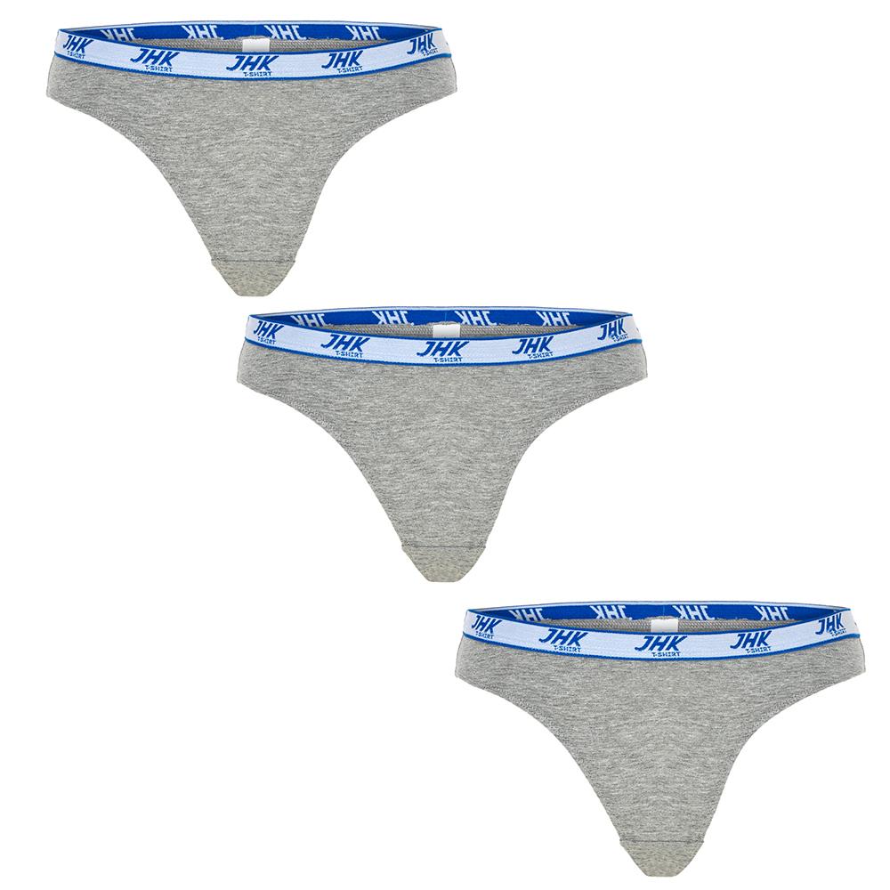 JHK Womens/Ladies Melange Briefs (Pack of 3)