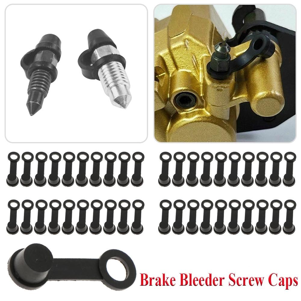 For Car Motorcycle Valve Caliper Cover Motorcycle Dust Cap Brake Screw Caps Screw Bleed Nipple