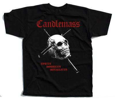 Candlemass Epicus Doomicus Metallicus Футболка Хлопковая Черная Мужская S-234XL NG Унисекс Футболка