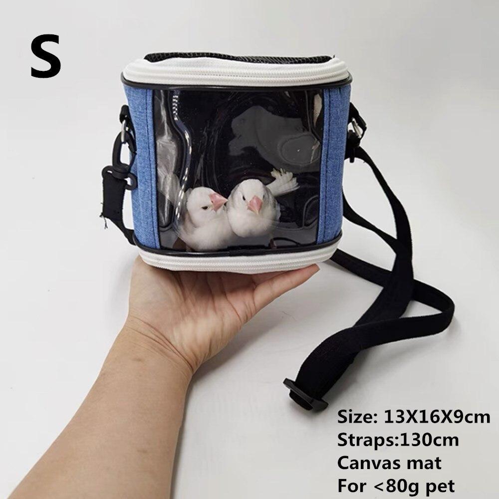 Супер портативная клетка для домашних животных, переноска для птиц, попугаев, дорожная сумка, дышащая, легкая, хомяк, белка для мелких животных, аксессуары для домашних животных
