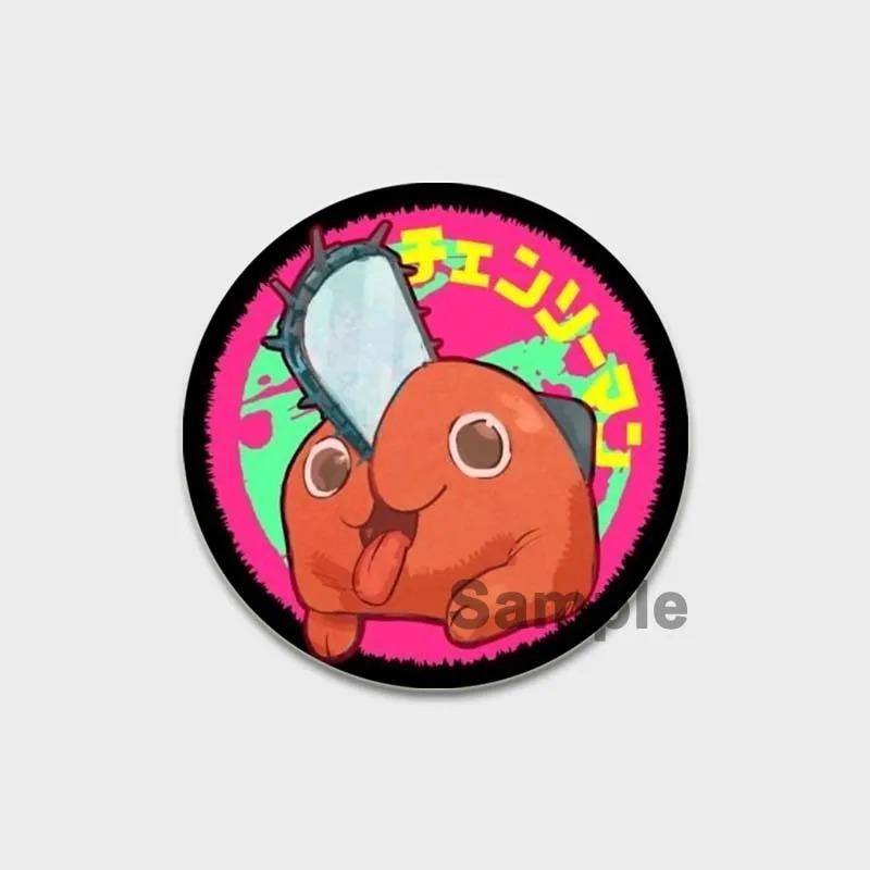 32/44/58MM Chainsaw Man Enamel Pin Brooch, Cute Anime Figure, Power Makima Lapel Pins, Backpack, T-shirt, Jewelry Accessories, Gifts