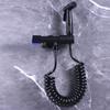 304 Stainless Steel Spray Gun Shower Handheld Bidet Sprayer Set Handheld Toilet Bidet Faucet Sprayer Shower Nozzle Self Cleaning