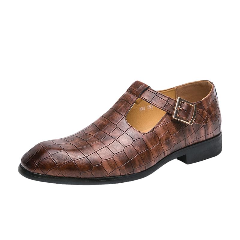 Fashion Trends 2024 New Brand Men's Baotou Leather Sandals Spring Summer Autumn Loafers Shoes Flats Black Business Party Loafers