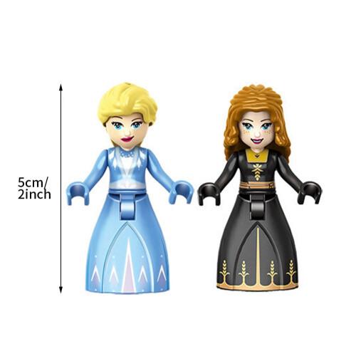 365pcs Elsa Castle Toy Building Set Princess Fun With Light Assemble For Girl