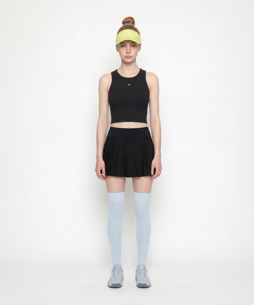 Sperry Pleated Easy Skirt_Black [Sprq_0002]