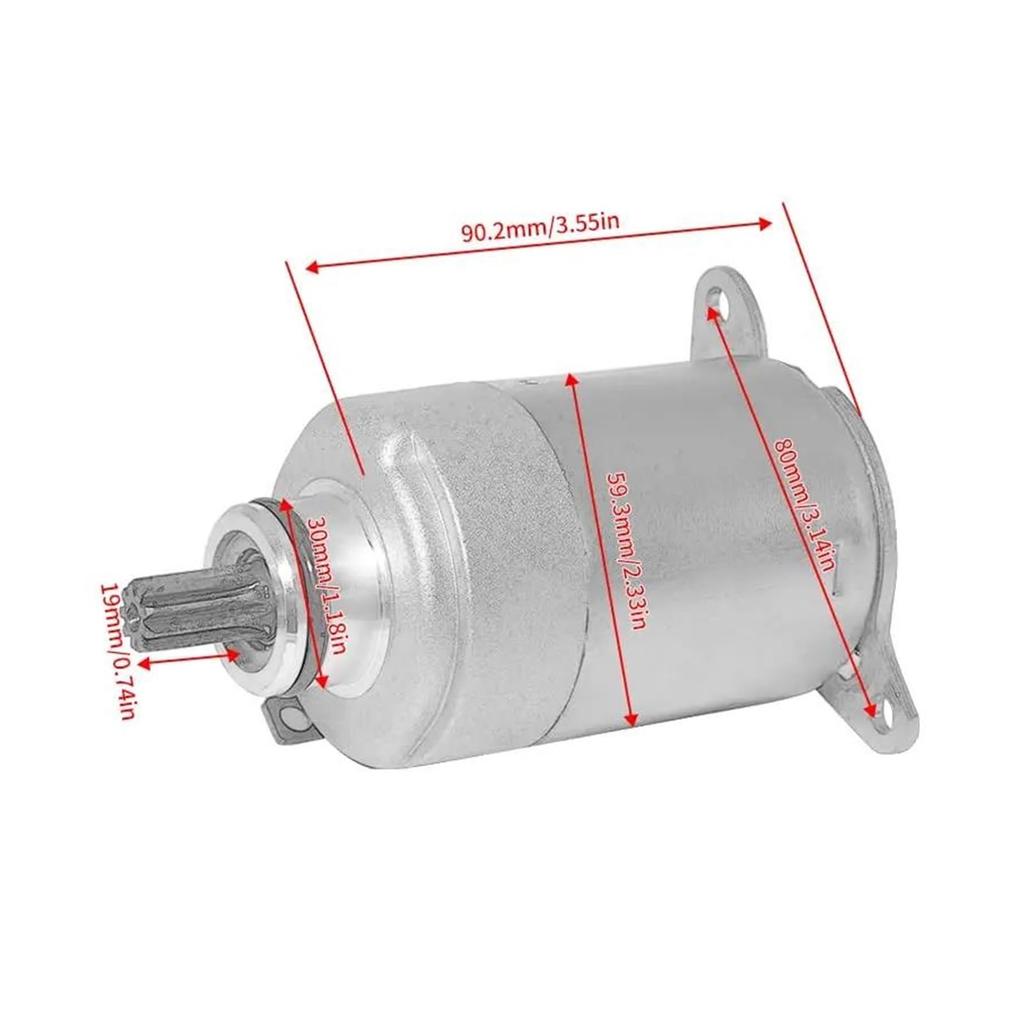 Starter Cell Motor for Kimco Amazing 8 125 4T Euro III for Kimco Agility