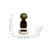 Car Dashboard Bobblehead Toy Solar Powered Sloth Solar Powered Shaking Hand Doll Sloth Animated Bobble Dancer for Car Table Home