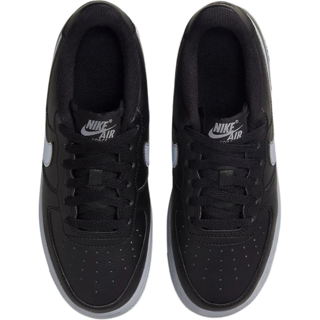 Nike Кроссовки Air Force 1 GS Черный Волчий Серый Детские HQ3807-001