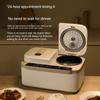220V Dual Inner Independent Control Rice Cooker 800W Non-stick Electric Multi Cooker 4L