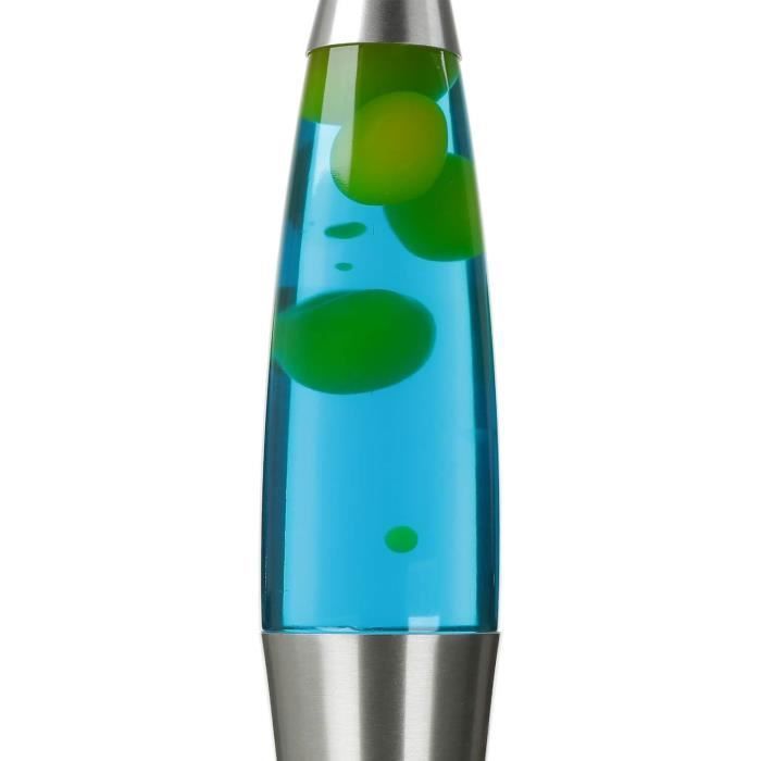 Lampe à Lave Fusée - CELLUSTOP - Lampe Magma - 34 cm - 2 Ampoules R39 - Vert