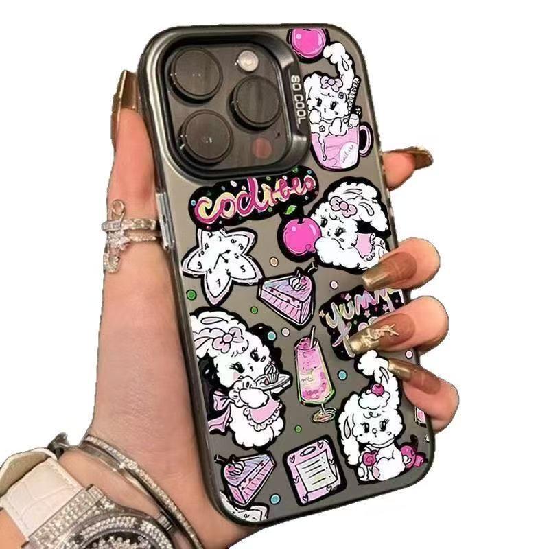 Чехол Soda Mia Apple для iPhone 17 - Подходит для iPhone 16 Pro Max, 15 Pro, 14, 13, 12 - Трансграничный