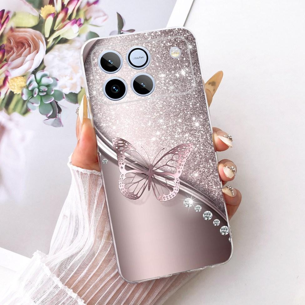 Clear Casing For Honor Win 5G AAP-AN00 Case For Honor Win 5G Cover Luxury Cute Cat Fashion Butterfly Cool Painted