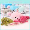 Cute Cartoon Red Green Crocodile Plush Toy Pendant For Birthday Gift