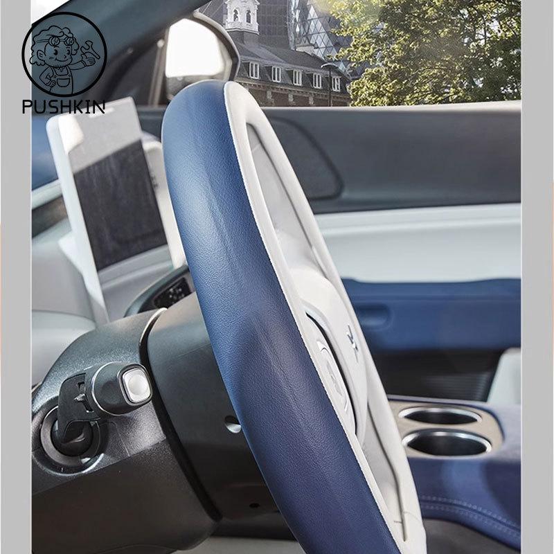 For XPeng Xiao Peng G6 2024 2025 Car Steering Wheel Cover Leather Non-slip Auto Interior Accessories