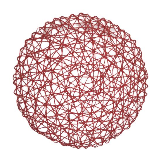 Table Mat Environmentally Friendly for Home Round Non-Slip Heat Insulation Round Coaster Stylish Anti-slip Tight Woven CLE