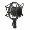 Black Universal Microphone Shock Mount Large Diameter Condenser Mic