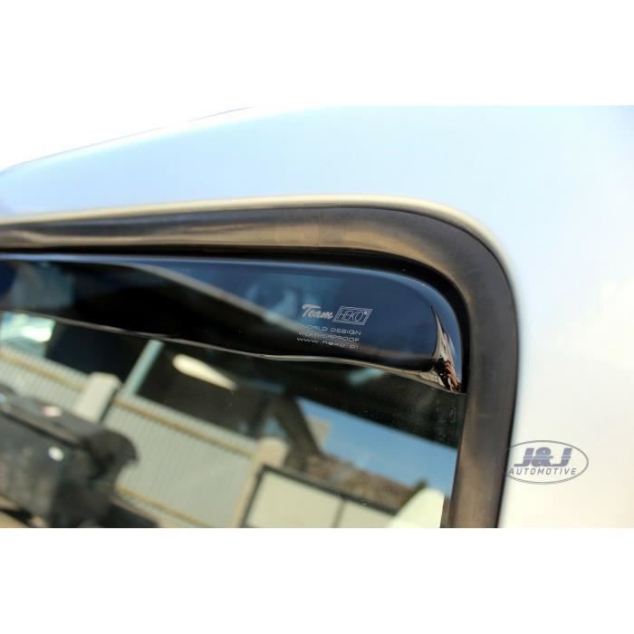 Déflecteurs d'air - J&J AUTOMOTIVE - Mazda BT-50 - Fumé - Acrylique renforcé - Installation facile