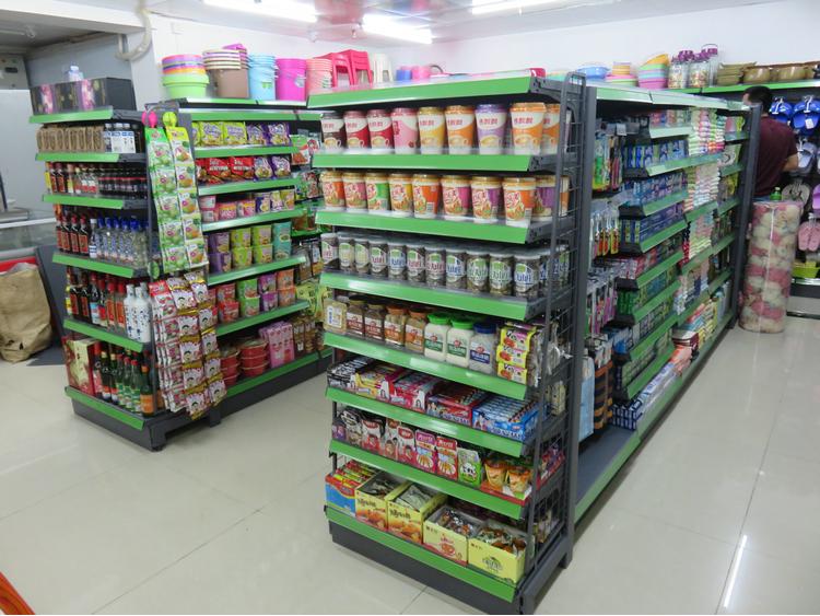 Кронштейн для полки-сетки An Chen Supermarket: Маленький стеллажный кронштейн для супермаркета/магазина у дома с полосой для ценников