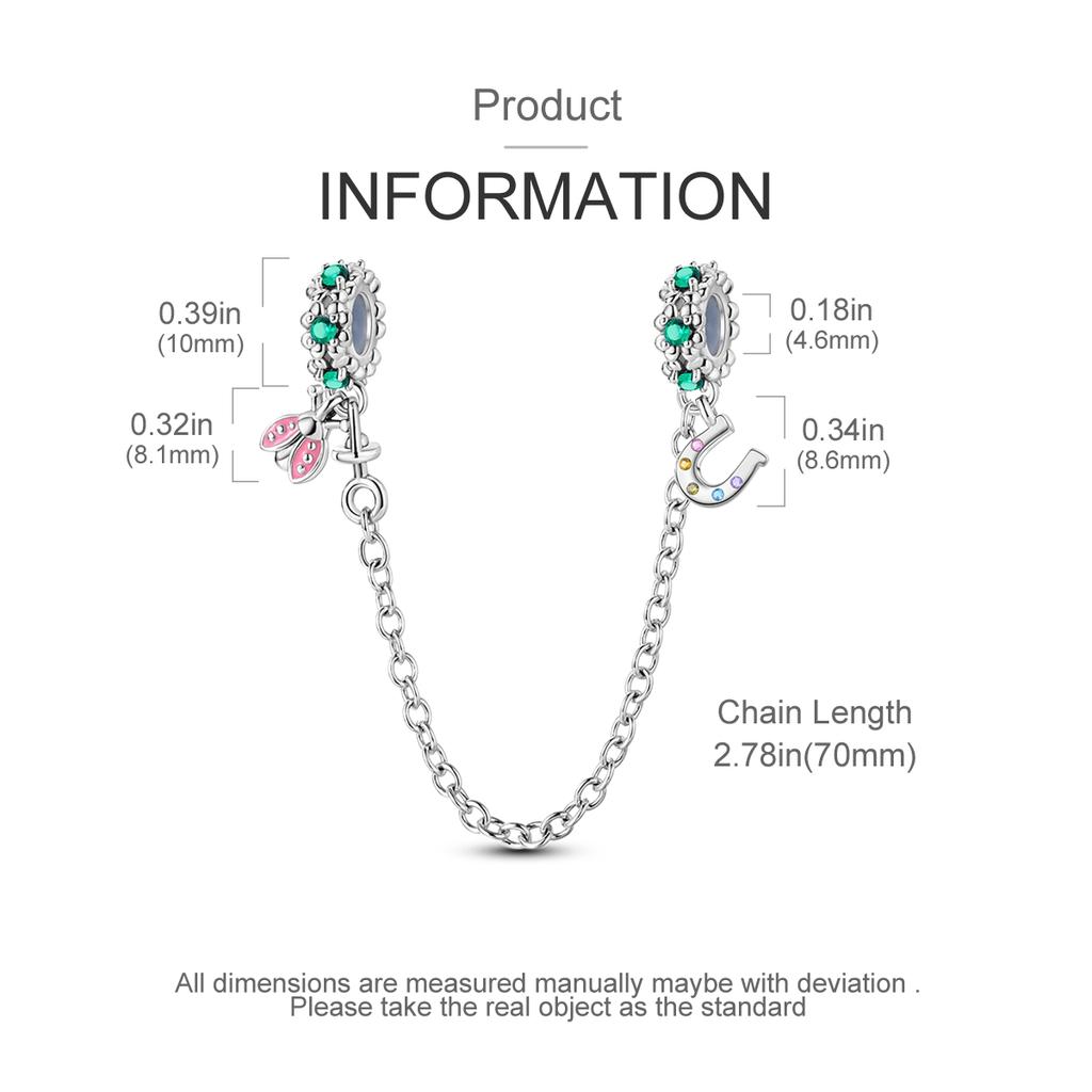 Новая медная цепочка безопасности Шарм-подвеска в виде лунного цветка и звезды Подходит для оригинального браслета DIY для женщин и девушек