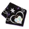 No X Anna Sui Towel Aqua X Bear [Oshi Ko] Handkerchief, (Green), Approx. 25cm, 000756-0001-02