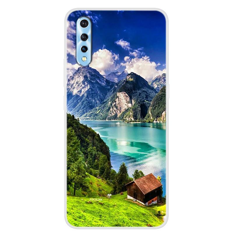 Чехол для Vivo V17 Neo Мягкий силиконовый задний чехол для телефона Vivo S1 1907 6,38" Для Vivo V17Neo V 17 neo 1907 Чехлы Бампер Capa