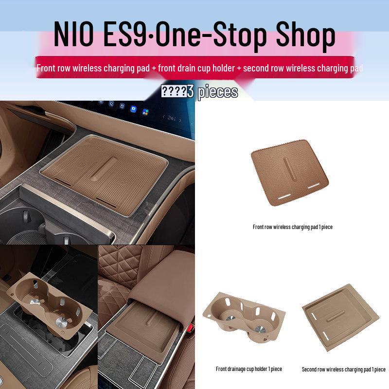 NIO ES9 Center Console Silicone Protective Pad & Interior Accessories Set