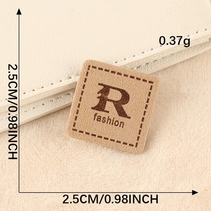 Печатные фирменные аксессуары для одежды, нашивки своими руками, обувь и шляпы, аксессуары для багажа, английские буквы, кожаные этикетки, наклейки для ткани