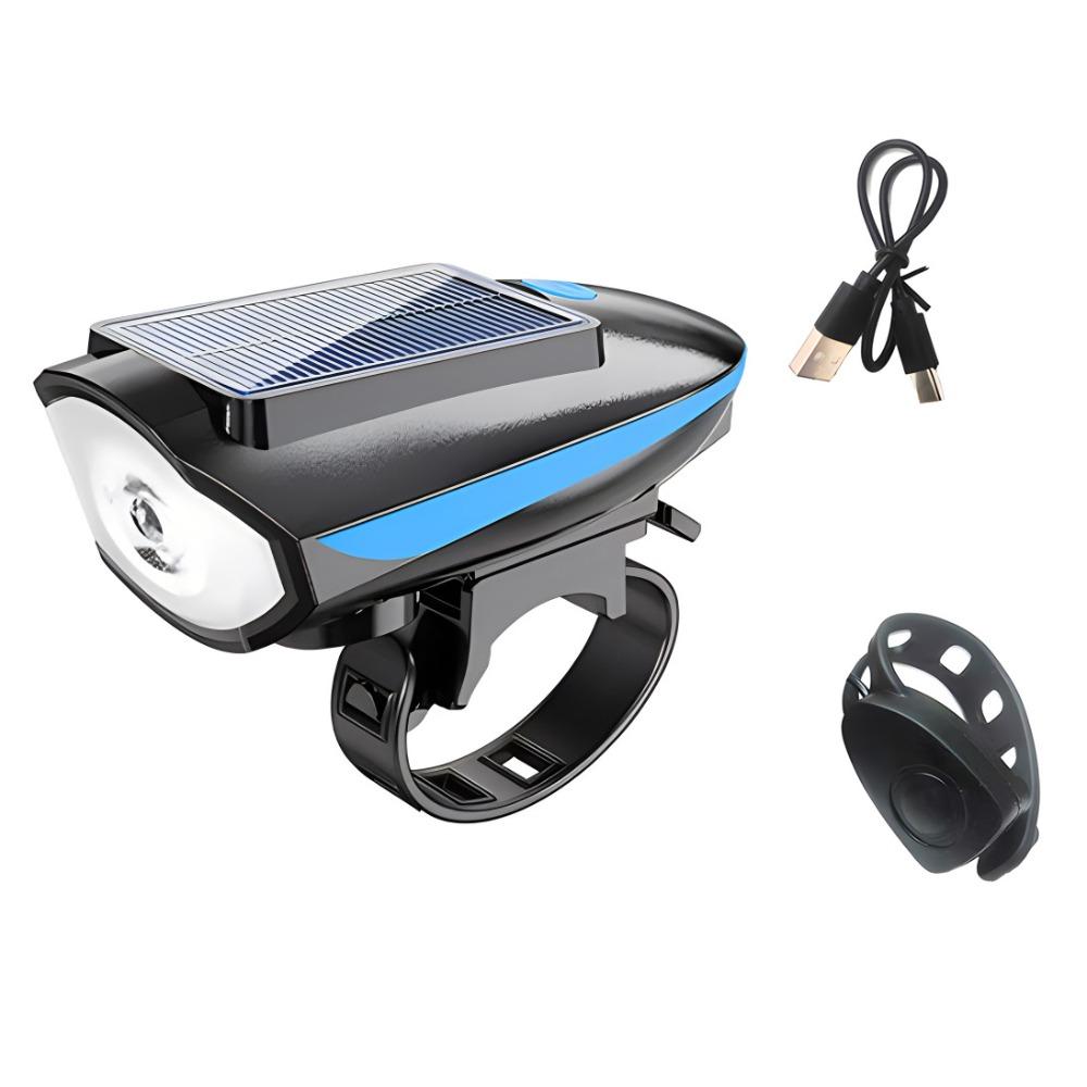 3 Modes Solar Bicycle Light Waterproof Night Riding Lamp LED Bike Front Lamp Balance Bicycle