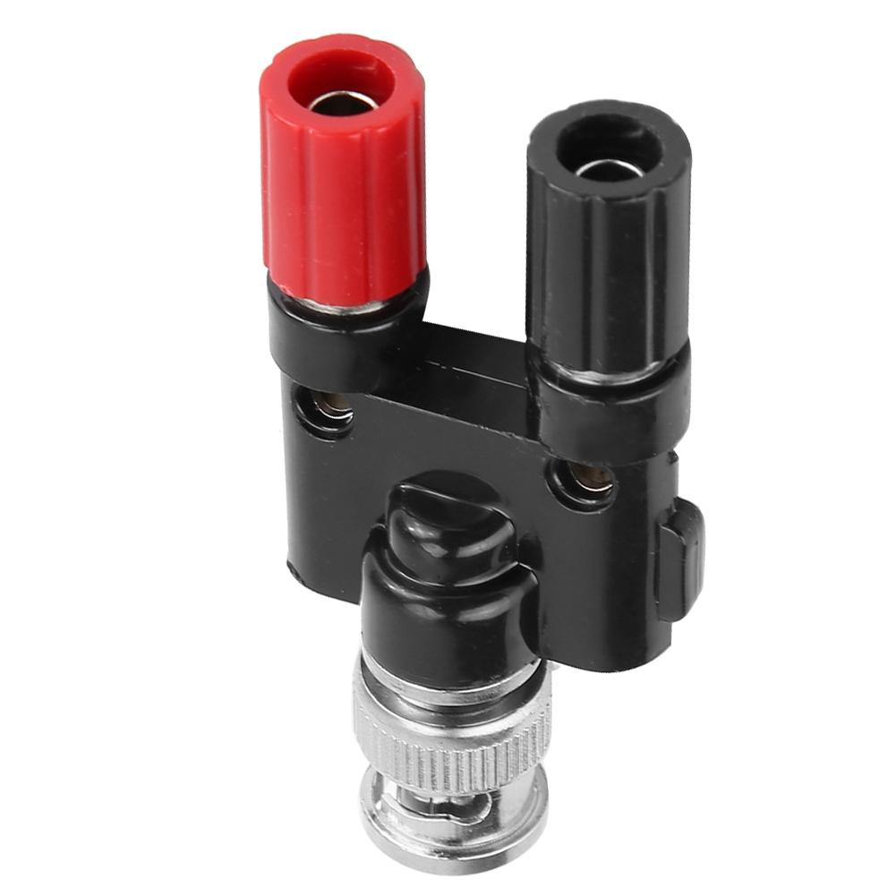 Штекер Bnc для двух коаксиальных адаптеров с разъемом типа «банан» 4 мм, разъем Bnc