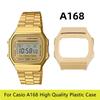 Для серии Casio A168 жесткий резиновый чехол, модифицированный высококачественным пластиковым корпусом, аксессуары для часов
