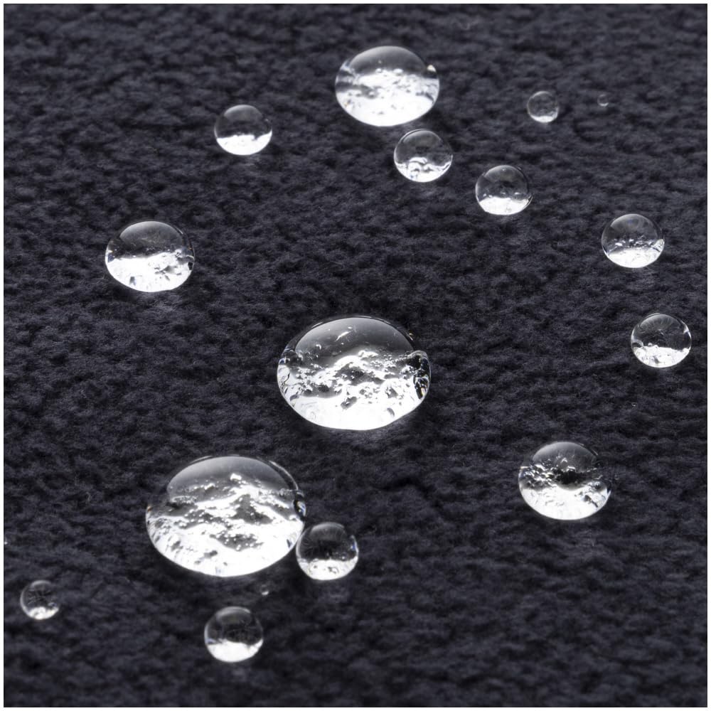 Mizuno Waterproof Fleece Crew Neck Training and 32MCB559 Men's Wear, Water-Repellent Warm, Black,