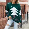 Women's Autumn And Winter Pullover Christmas Tree Holiday Sweater