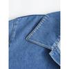 Kaslead Fashion Wind Fashion Washed Blue Tops